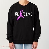 Believe Breast Cancer Women's Sweatshirt thumb 0