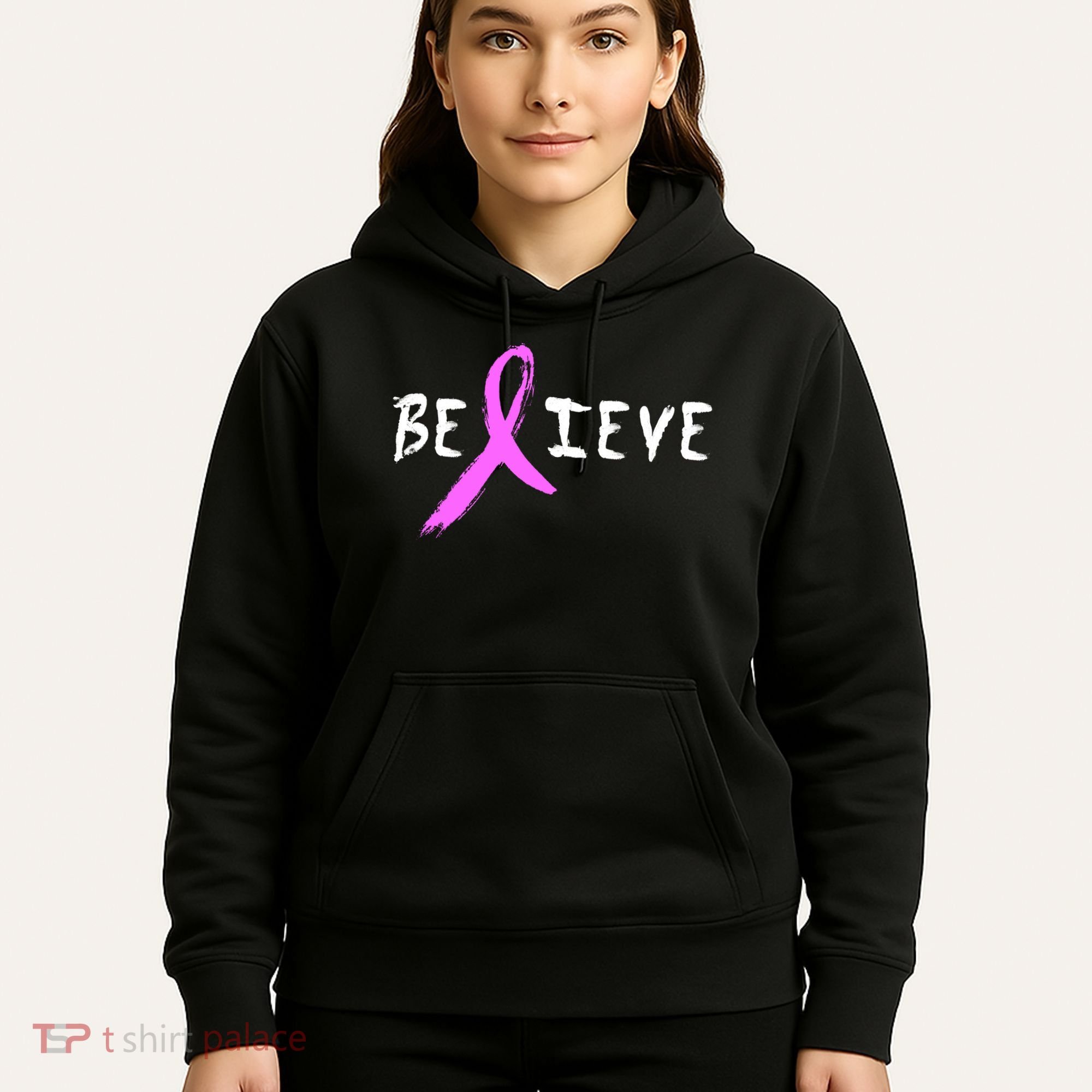 Believe Breast Cancer Hoodie