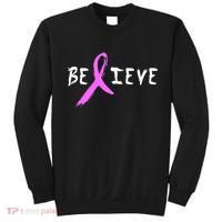 Believe Breast Cancer Sweatshirt thumb 0
