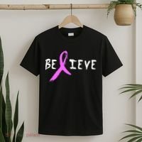 Believe Breast Cancer T-Shirt thumb 2