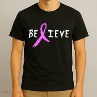 Believe Breast Cancer T-Shirt thumb 3