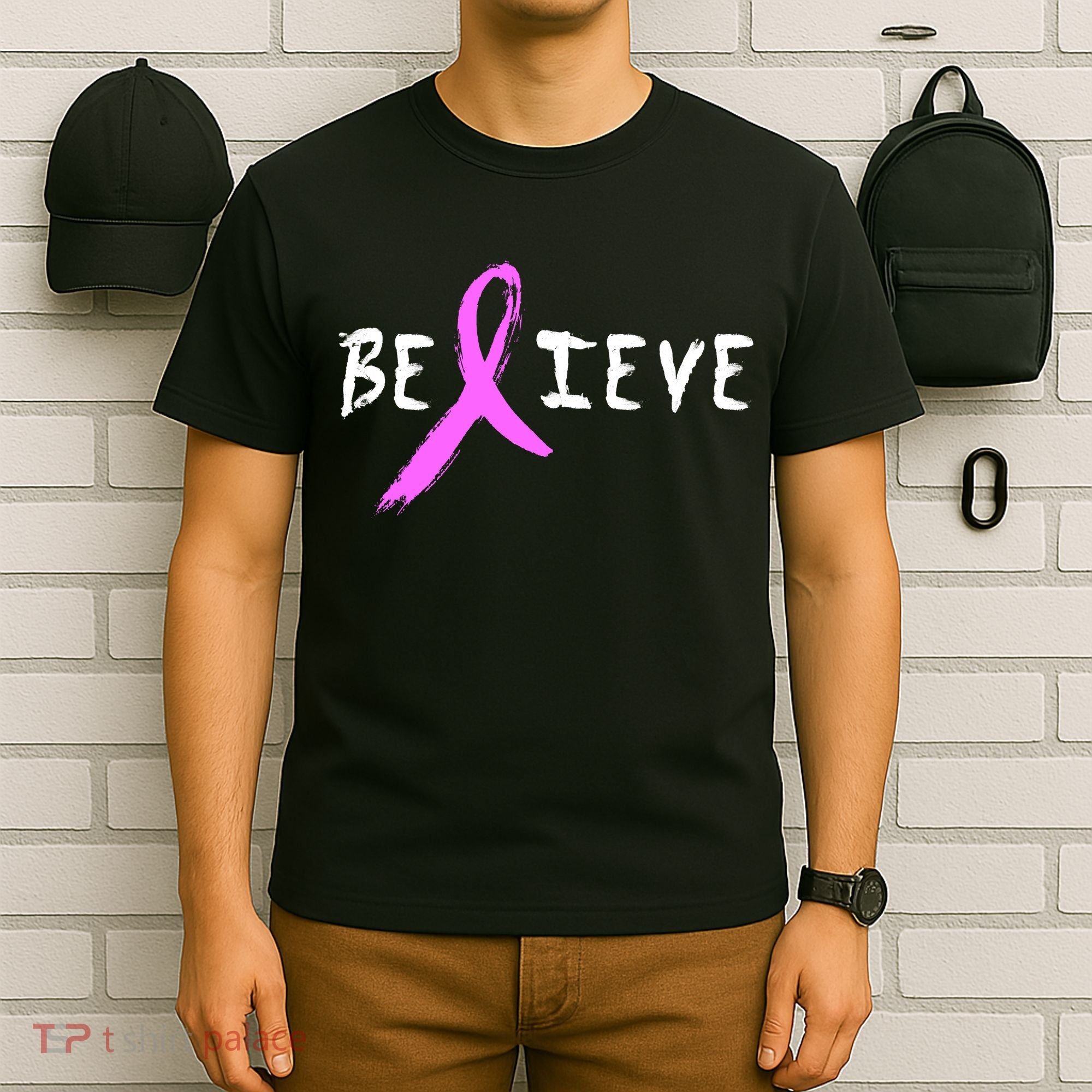 Believe Breast Cancer T-Shirt