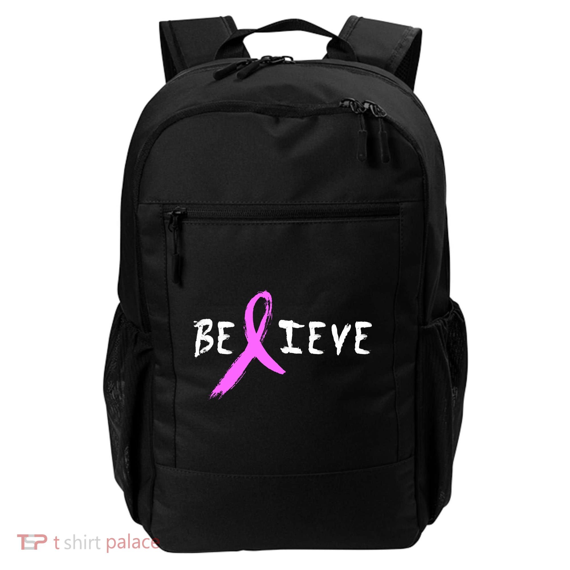 Believe Breast Cancer Backpack