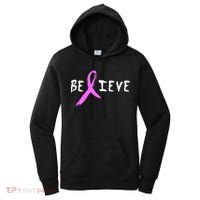 Believe Breast Cancer Women's Hoodie thumb 0