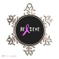 Believe Breast Cancer Ornament thumb 0