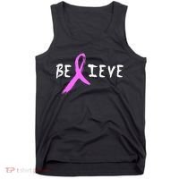 Believe Breast Cancer Tank Top thumb 0