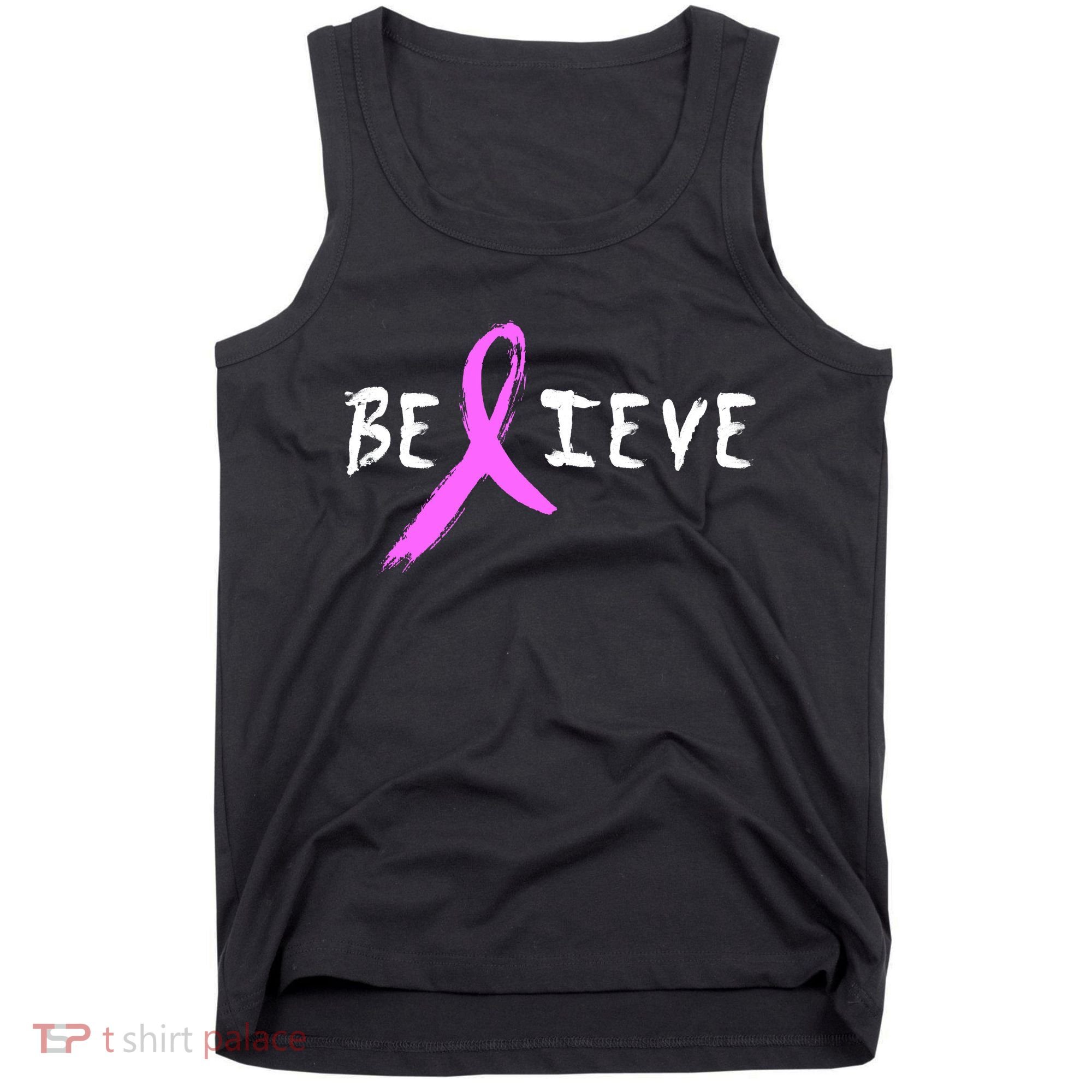 Believe Breast Cancer Tank Top