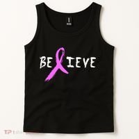 Believe Breast Cancer Tank Top thumb 2