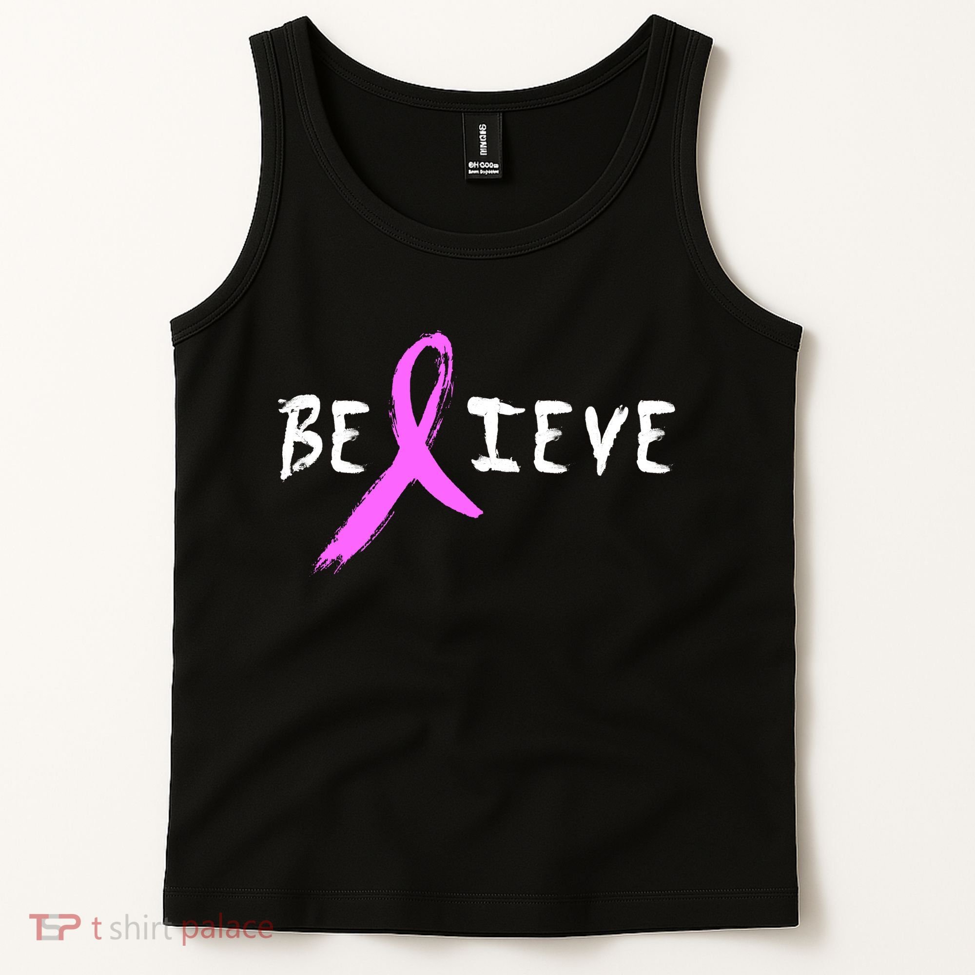 Believe Breast Cancer Tank Top