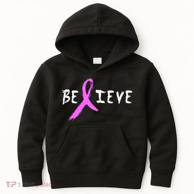 Believe Breast Cancer Kids Hoodie