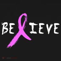 Believe Breast Cancer Kids T-Shirt thumb 4