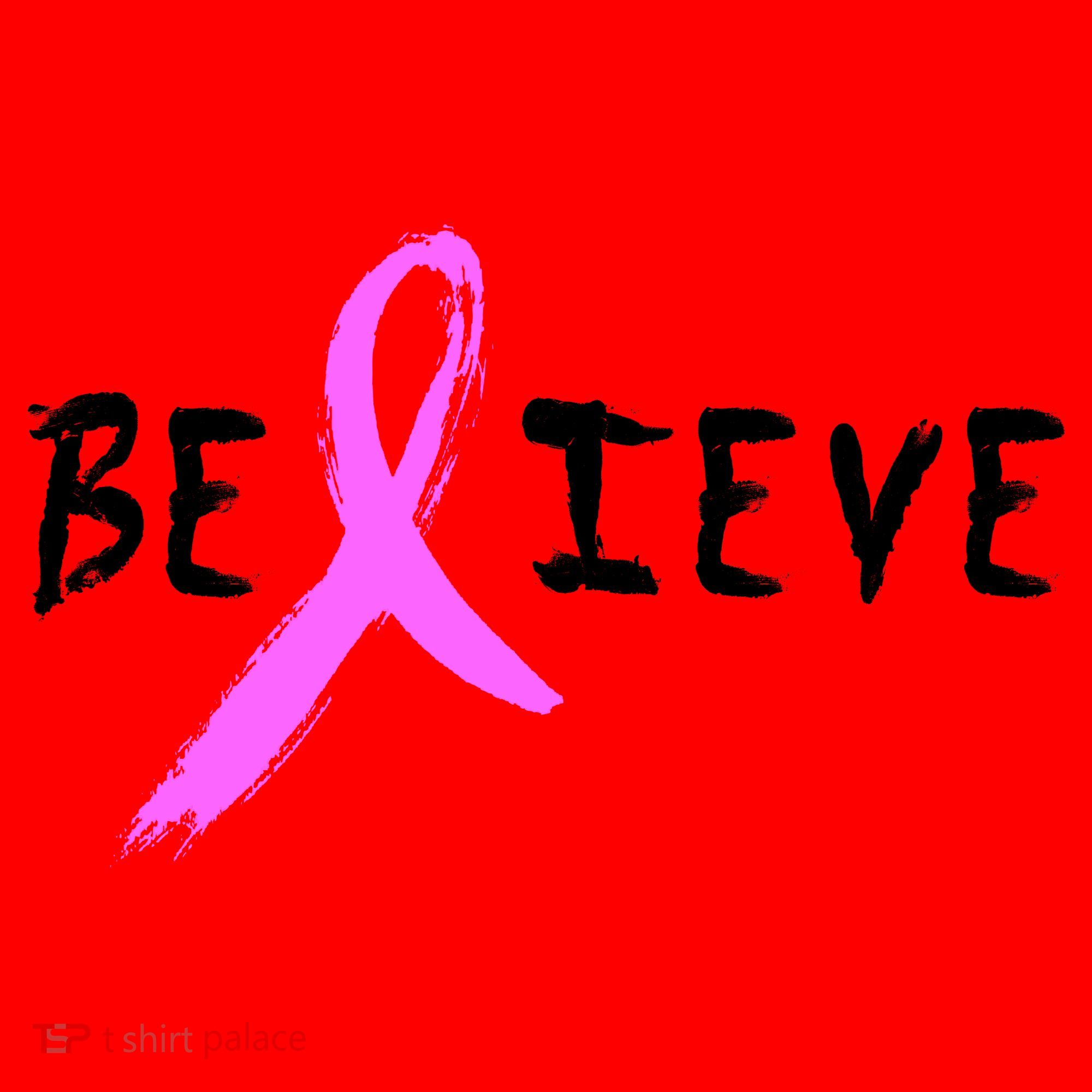 Believe Breast Cancer Santa Hat