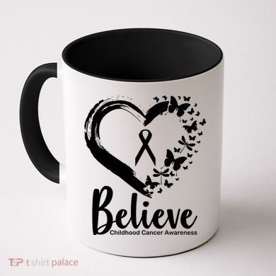 Believe Childhood Cancer Awareness Coffee Mug