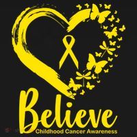 Believe Childhood Cancer Awareness Ornament thumb 1