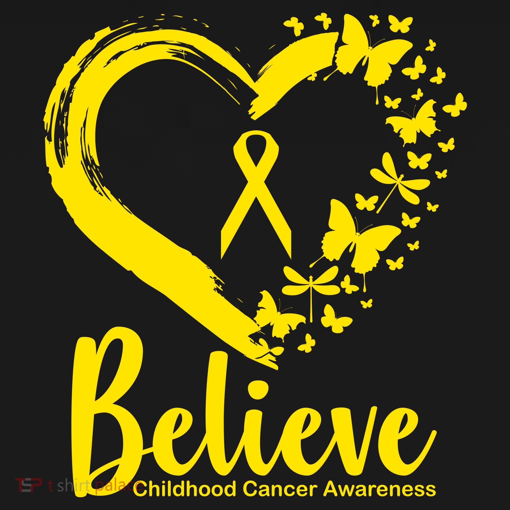 Believe Childhood Cancer Awareness Ornament