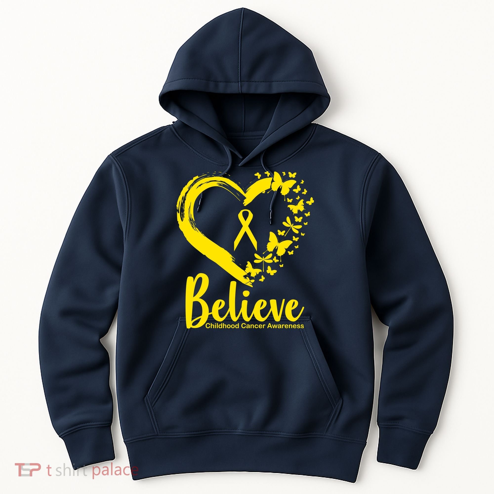 Believe Childhood Cancer Awareness Hoodie