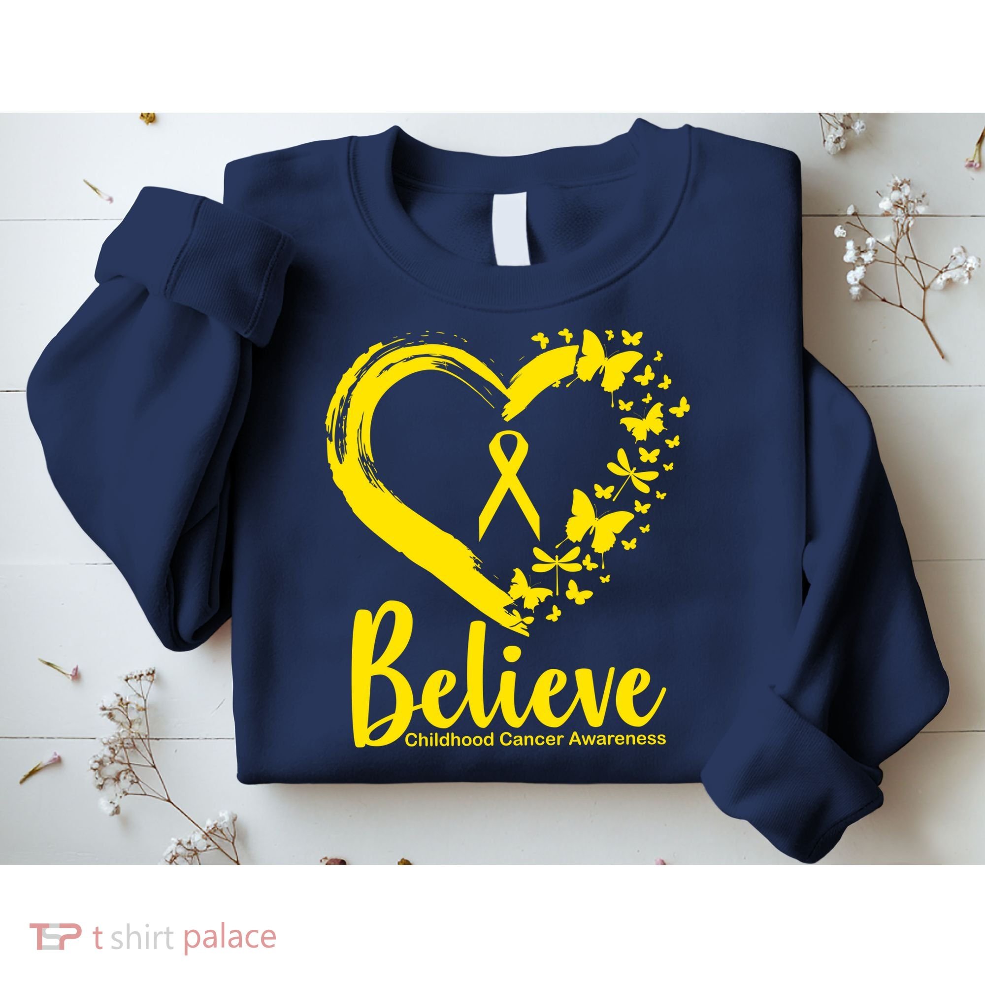 Believe Childhood Cancer Awareness Sweatshirt