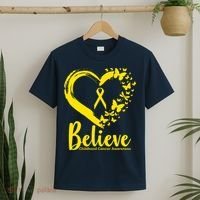 Believe Childhood Cancer Awareness T-Shirt thumb 2