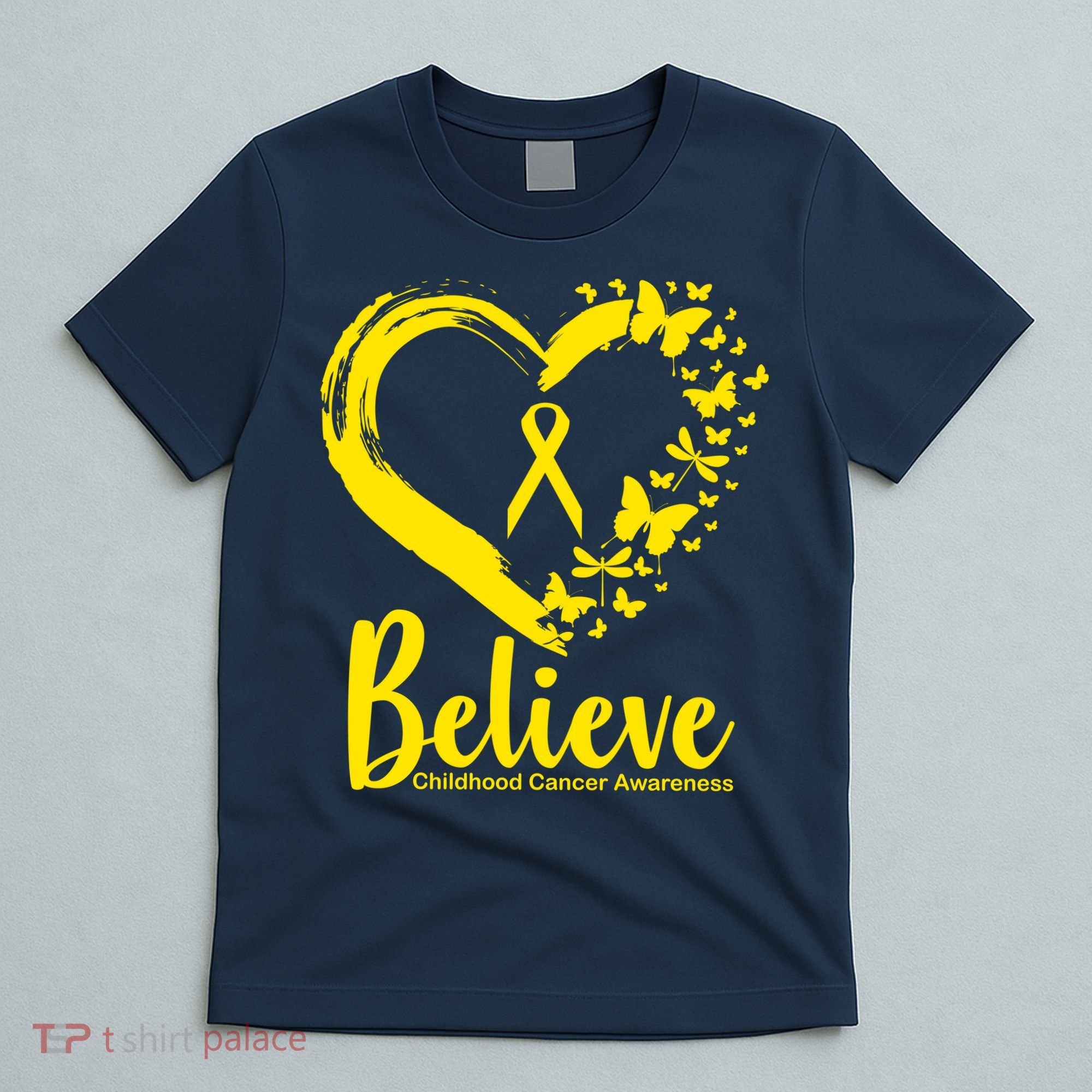 Believe Childhood Cancer Awareness T-Shirt