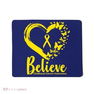 Believe Childhood Cancer Awareness Mousepad