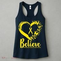 Believe Childhood Cancer Awareness Women's Tank Top thumb 3