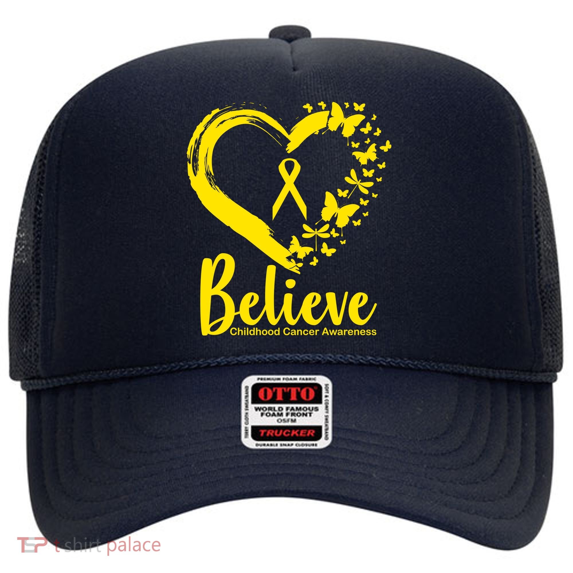 Believe Childhood Cancer Awareness Hat