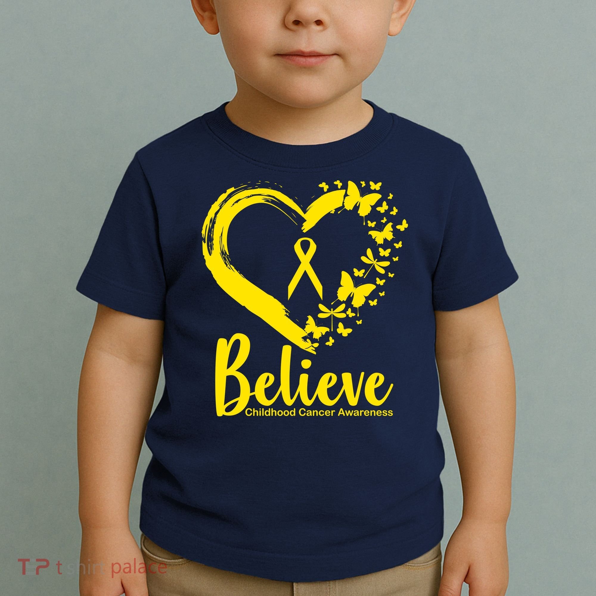 Believe Childhood Cancer Awareness Toddler T-Shirt