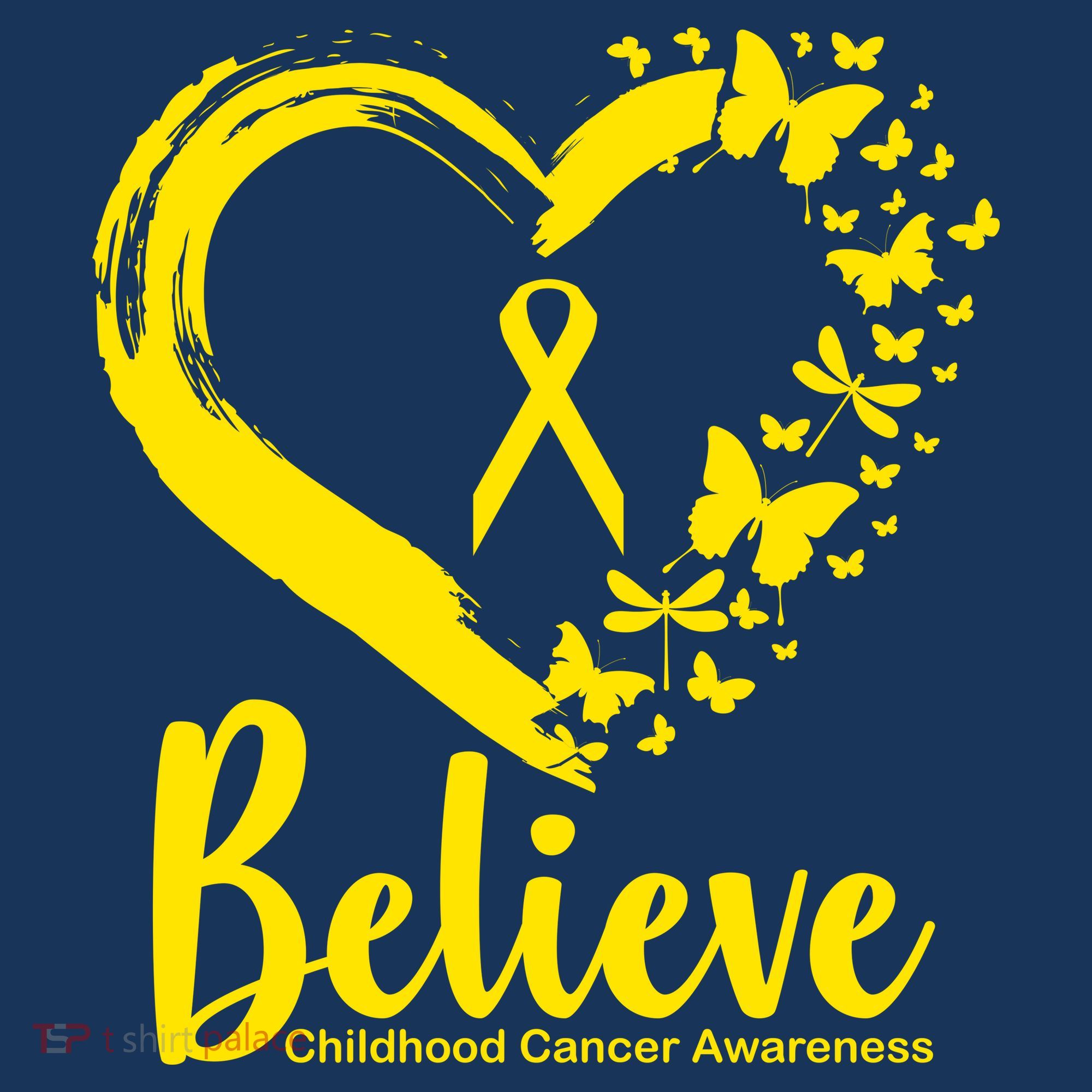 Believe Childhood Cancer Awareness Visor