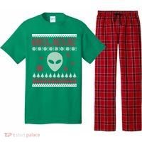 Believe In Aliens Ugly Christmas Pajama Set thumb 0