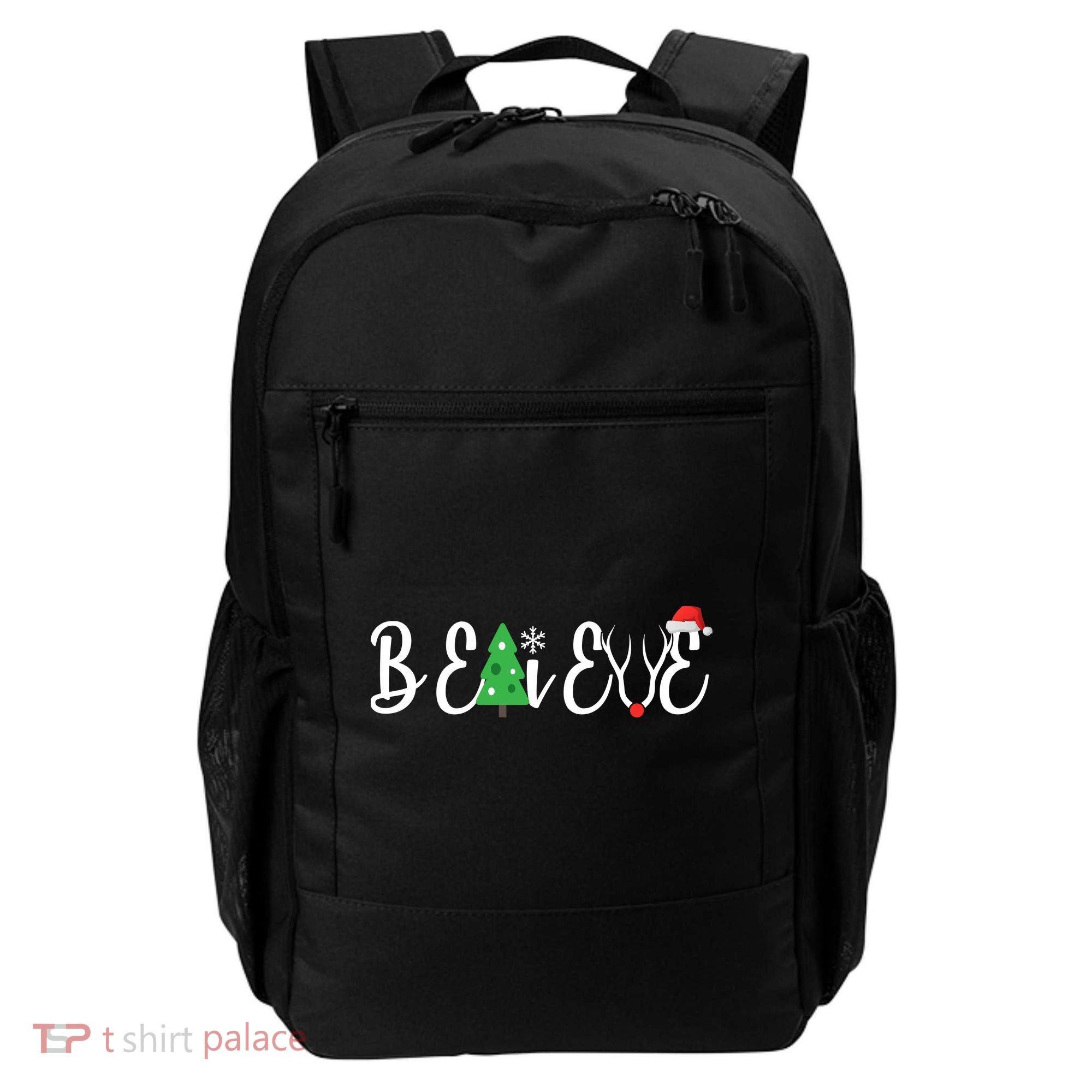 Believe In Christmas Cute Backpack