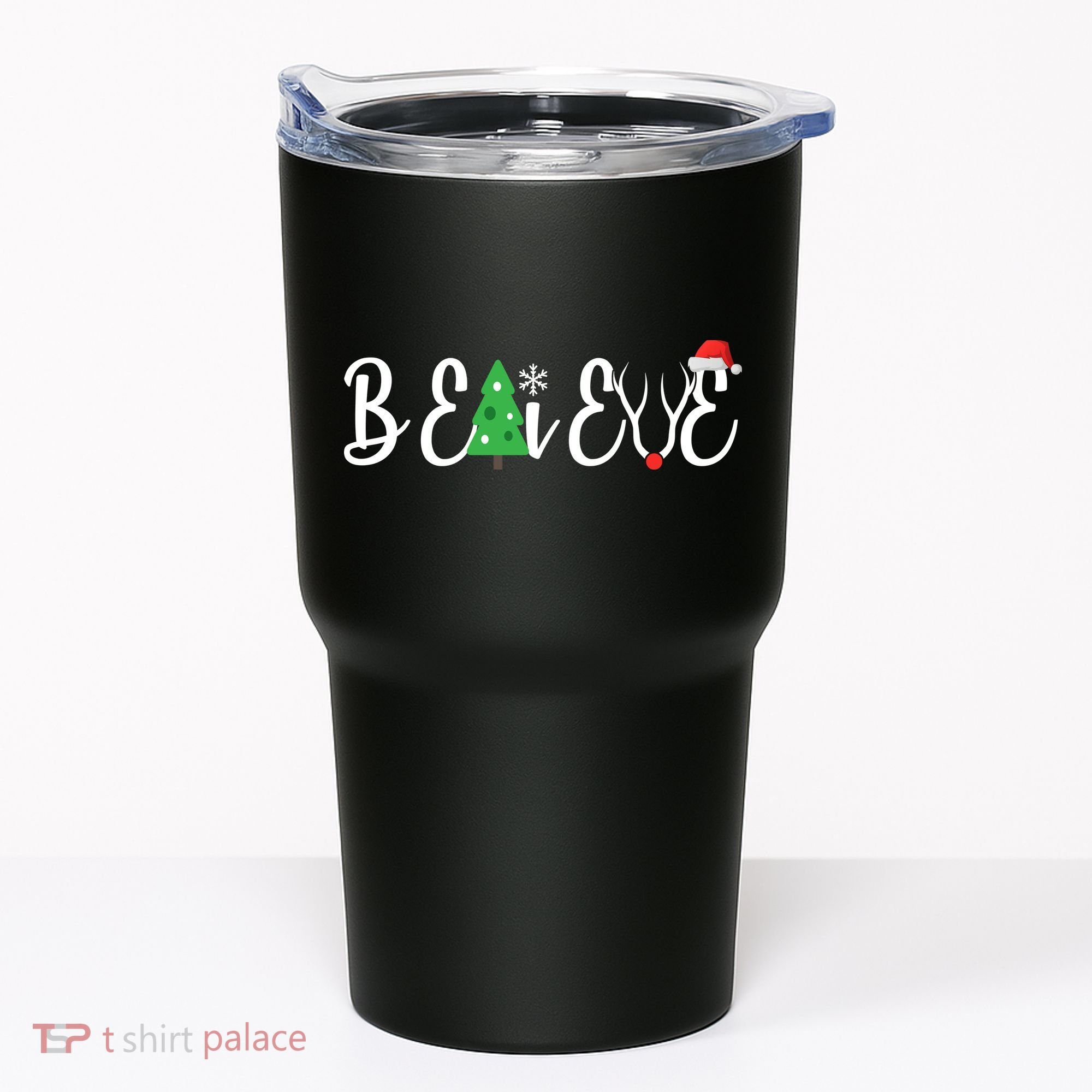 Believe In Christmas Cute Tumbler