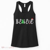 Believe In Christmas Cute Women's Tank Top thumb 0