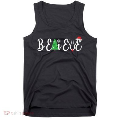 Believe In Christmas Cute Tank Top
