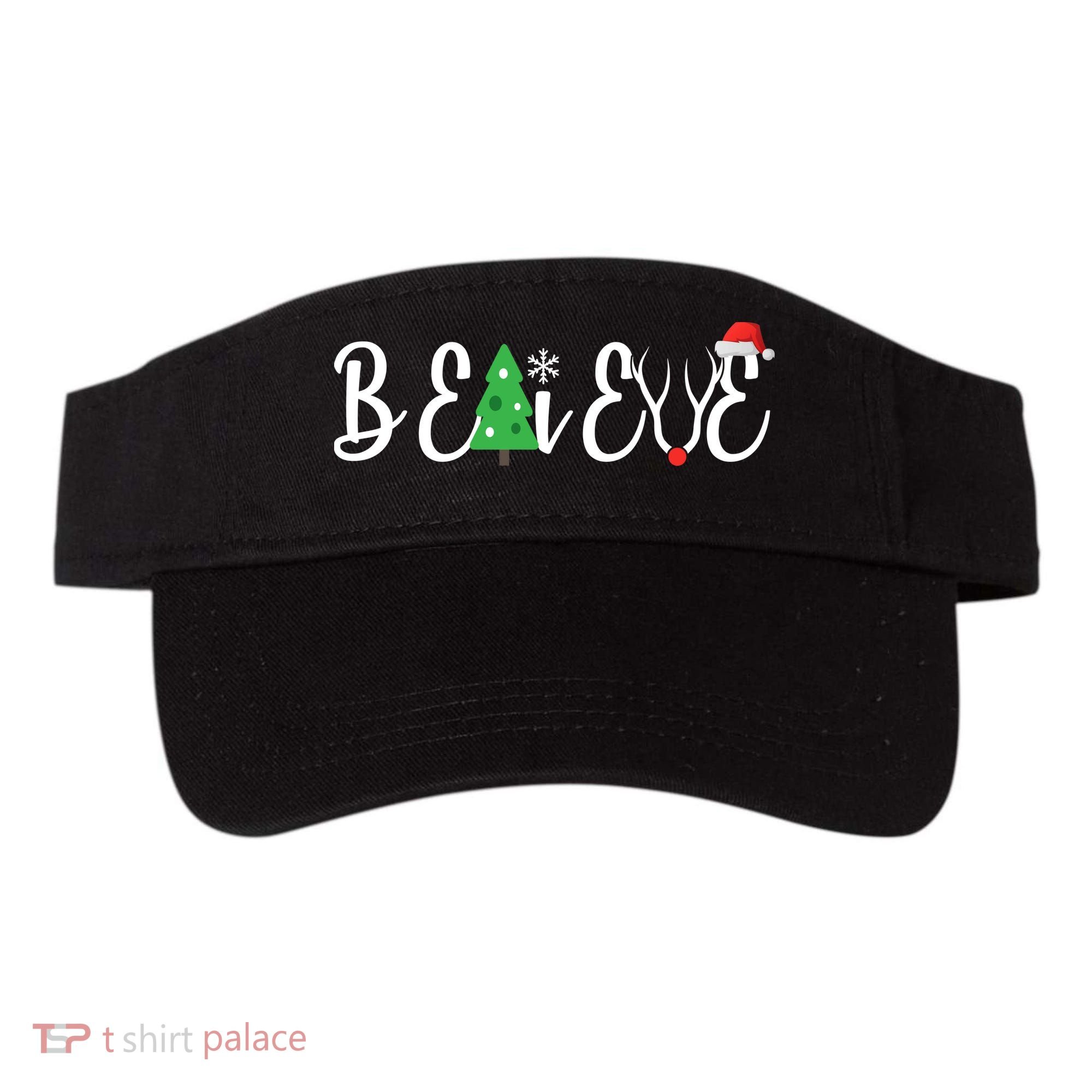 Believe In Christmas Cute Visor
