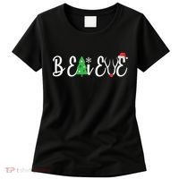 Believe In Christmas Cute Women's T-Shirt thumb 0
