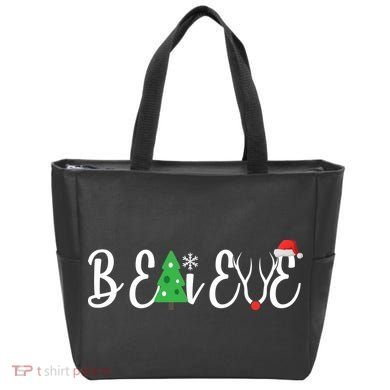 Believe In Christmas Cute Tote Bag