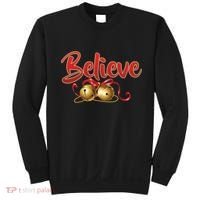 Believe In Christmas Jingle Bells Sweatshirt thumb 0