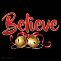 Believe In Christmas Jingle Bells Women's Hoodie thumb 2