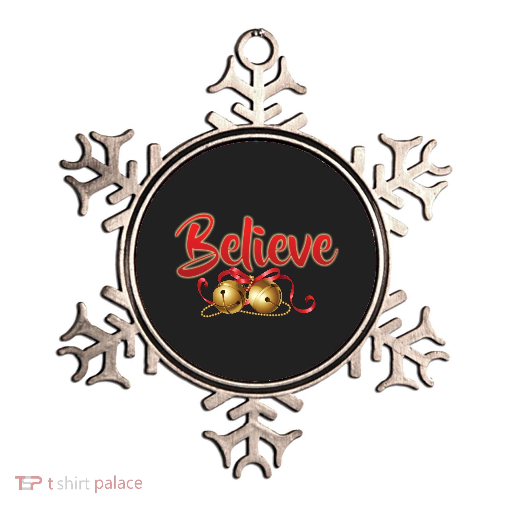Believe In Christmas Jingle Bells Ornament