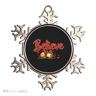 Believe In Christmas Jingle Bells Ornament