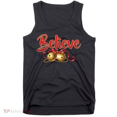 Believe In Christmas Jingle Bells Tank Top