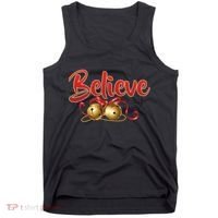 Believe In Christmas Jingle Bells Tank Top thumb 0