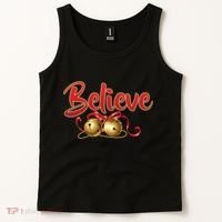 Believe In Christmas Jingle Bells Tank Top thumb 2