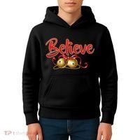Believe In Christmas Jingle Bells Kids Hoodie thumb 4