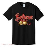 Believe In Christmas Jingle Bells Kids T-Shirt thumb 0