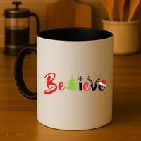 Believe In Christmas Spirit Coffee Mug thumb 4