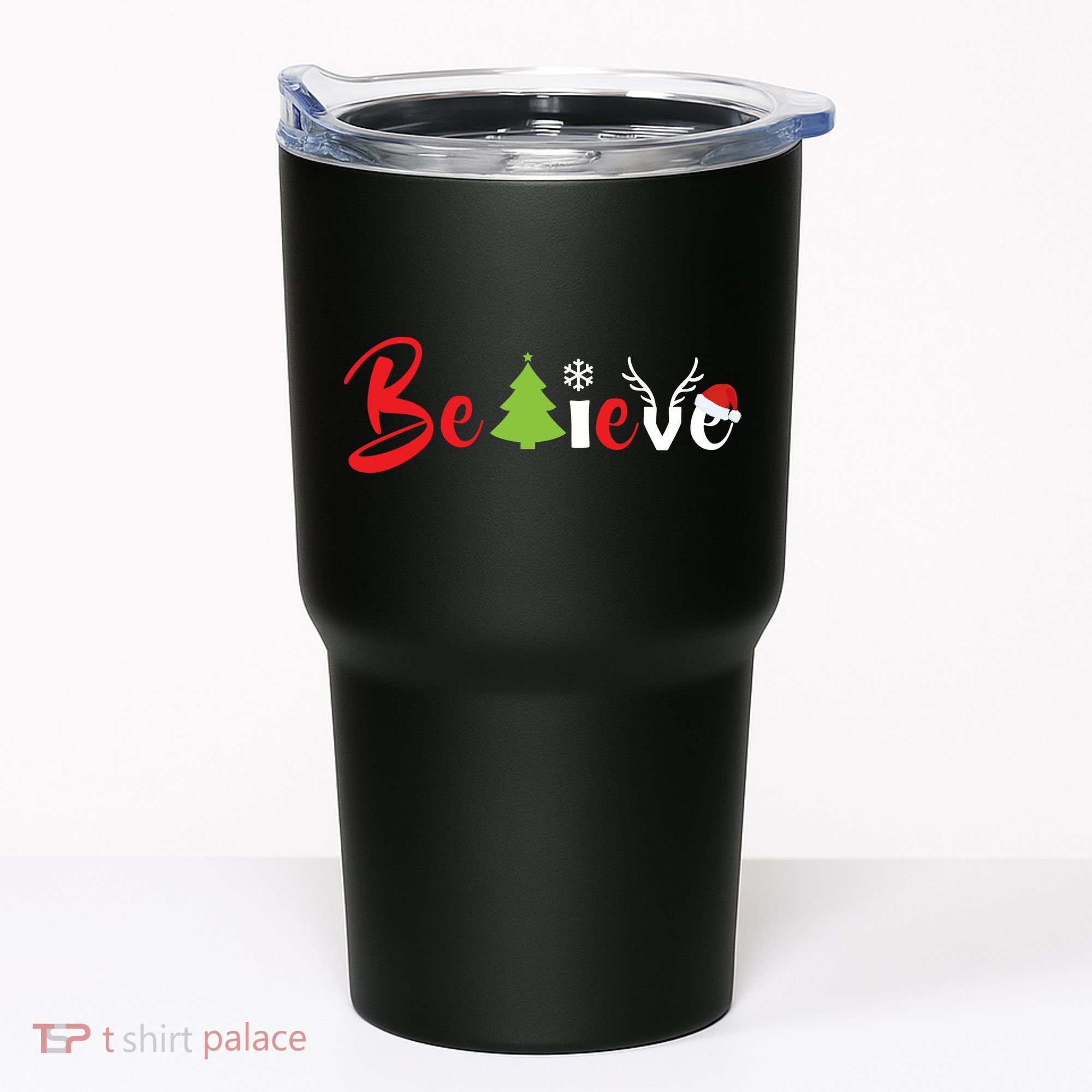 Believe In Christmas Spirit Tumbler