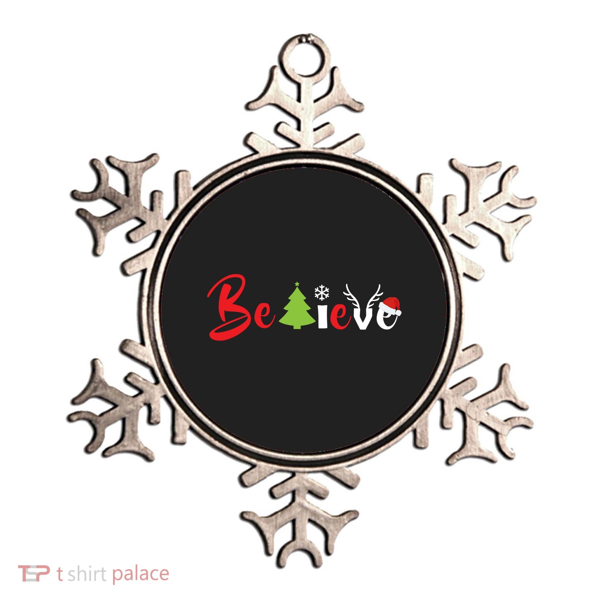 Believe In Christmas Spirit Ornament