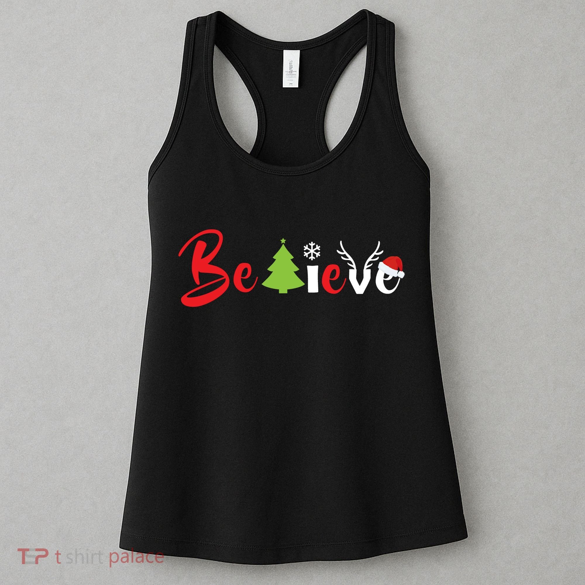 Believe In Christmas Spirit Women's Tank Top