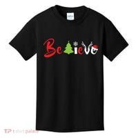 Believe In Christmas Spirit Kids T-Shirt thumb 0